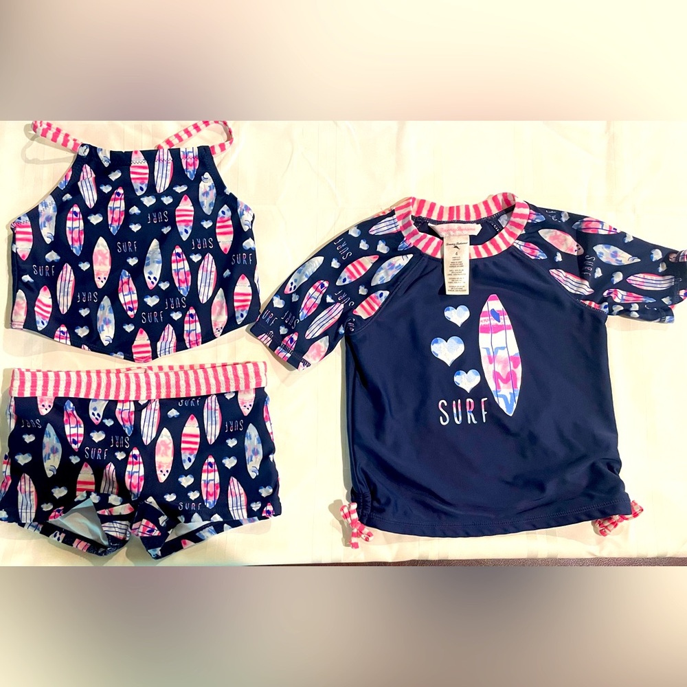 Swimsuit- Tommy Bahama sz 4T 3 piece like new